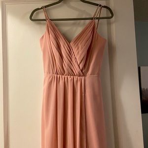 Ballerina Pink Full Length Formal Dress